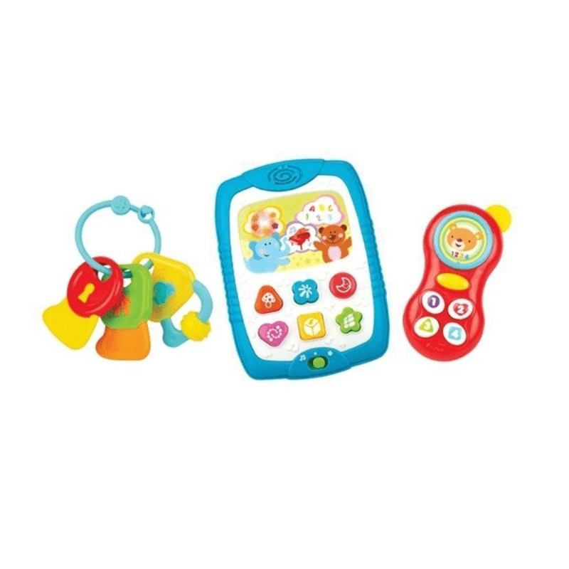Coffret naissance Tablette smartphone et hochet - WINFUN