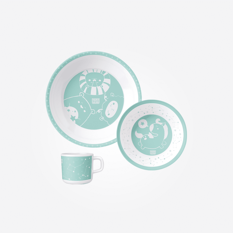 Coffret repas 3-piece “Galaxy Friends” - SARO