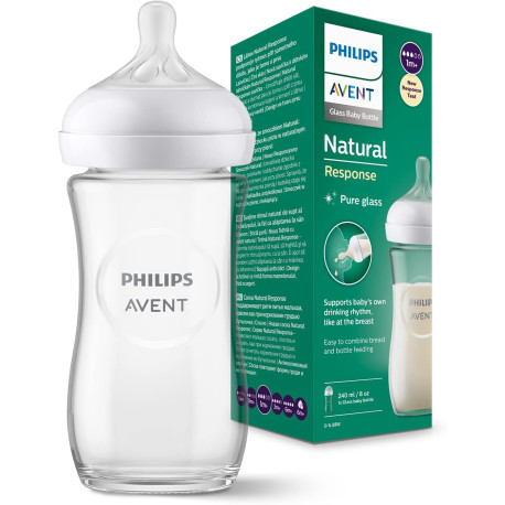 Philips Avent – Biberon Natural Response 240 ml Verre