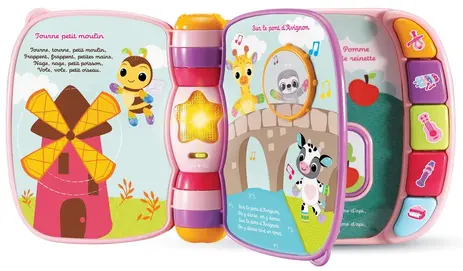 Super Livre Enchanté des Baby Loulous Rose – VTech