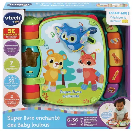 SUPER LIVRE ENCHANTE DES BABY LOULOUS BLEU