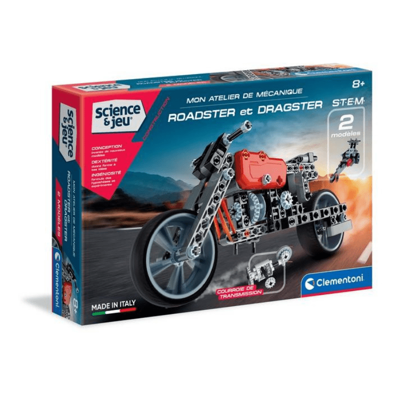 MON ATELIER DE MÉCANIQUE - ROADSTER & DRAGSTER - CLEMENTONI