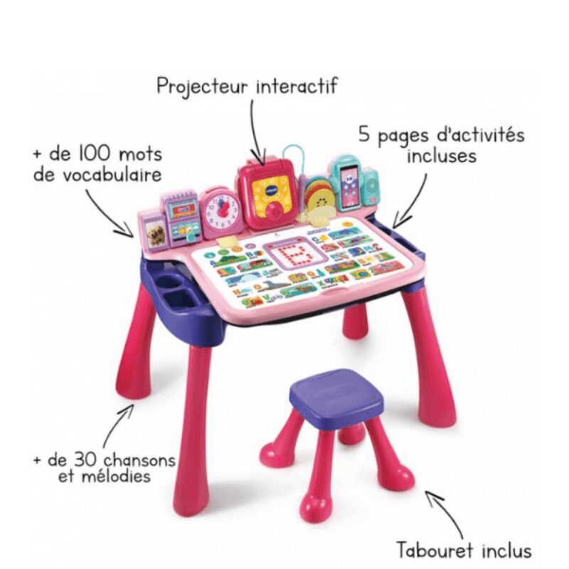 MAGI BUREAU INTERACTIF 5 EN 1 ROSE – VTECH