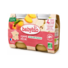 PETIT POT PECHE POMME 2 x 130 G - BABYBIO