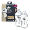 2 Biberons Closer To Nature Blanc 340 ml - Tommee Tippee