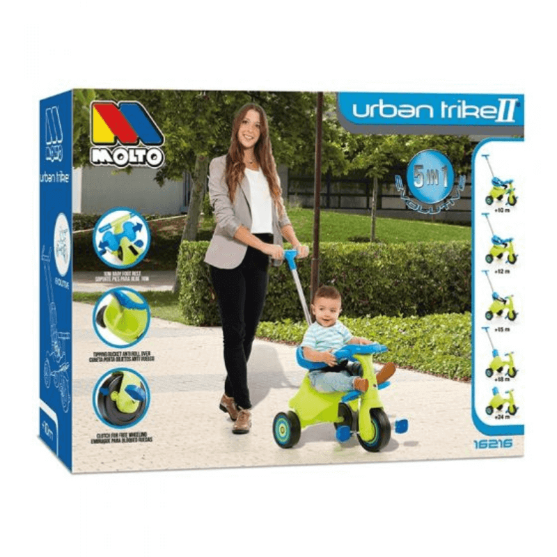 Tricycle pour enfants Urban Trike II City 5 en 1 - Molto