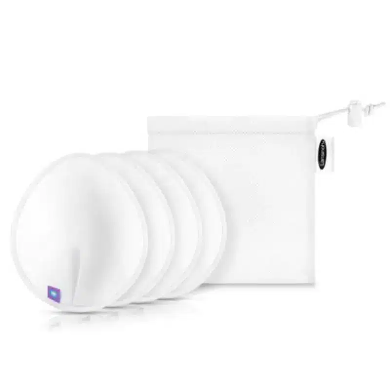 Coussinets d'allaitement lavables x4 blancs - LANSINOH