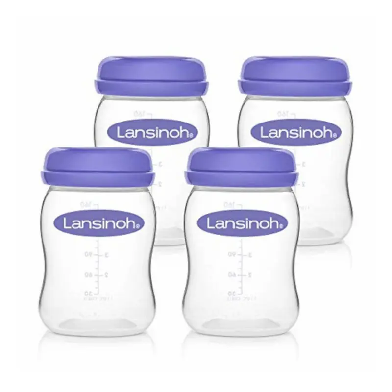 Pots de conservation du lait maternel x4 - Lansinoh