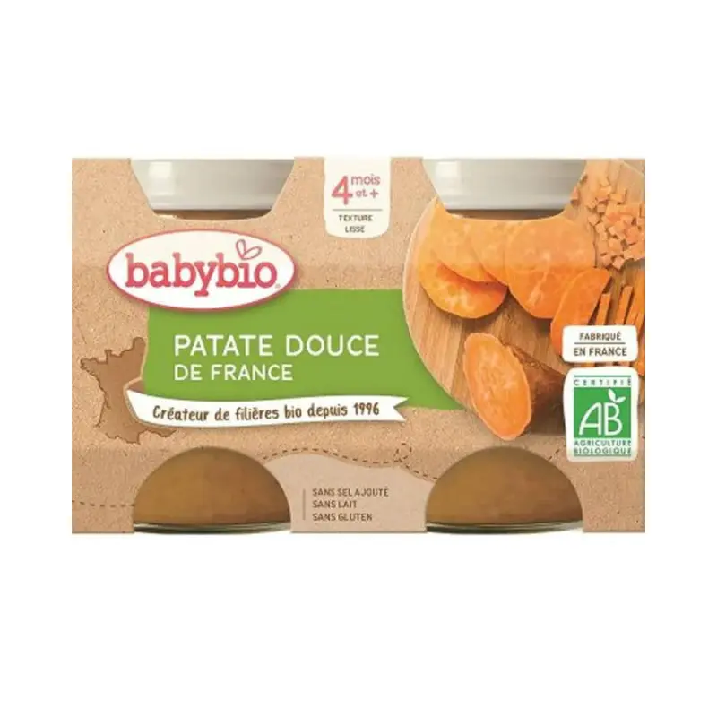 Pot Patate Douce 2x130g - Babybio