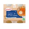Babybio Pot bonne nuit Carotte & Quinoa 2x200g