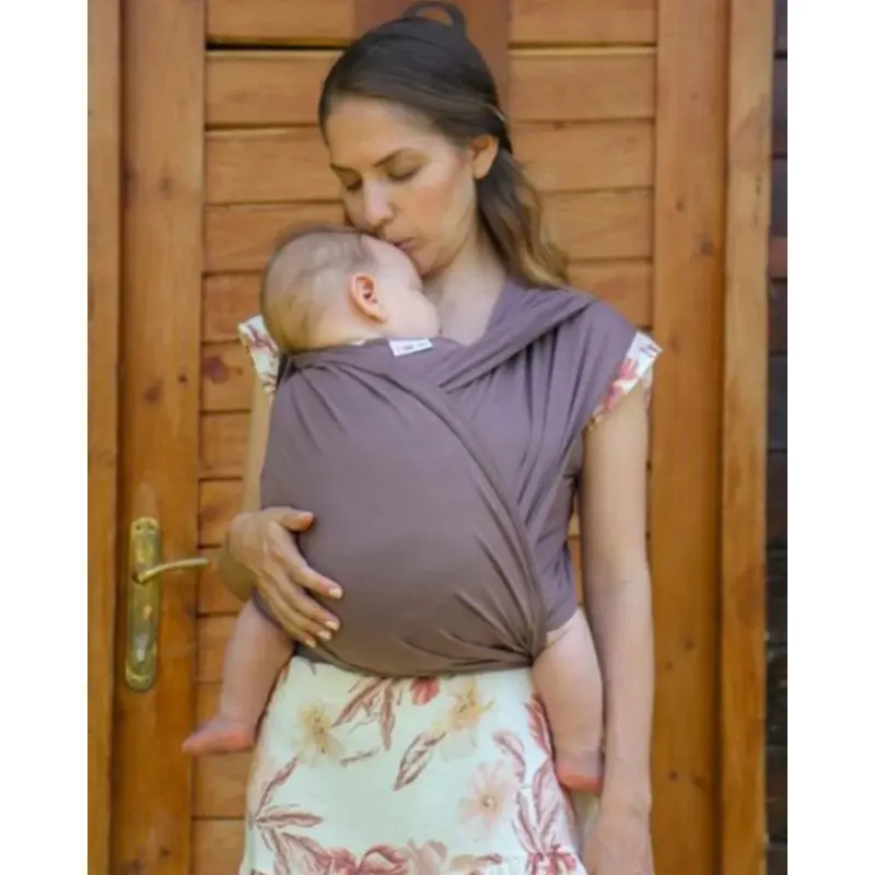 Echarpe de Portage Bébé Neko - taupe