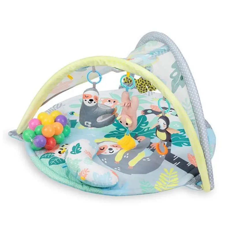 TAPIS D'EVEIL JUNGLE TURQUOISE - QKIDS