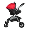 POUSSETTE PIVOT SAFEMAX +SIÈGE AUTO ROUGE – EVENFLO