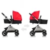 POUSSETTE PIVOT SAFEMAX +SIÈGE AUTO ROUGE – EVENFLO