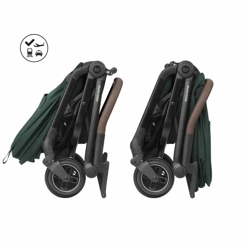 Poussette Ultra Compacte Leona Maxi-Cosi Essential Green slide