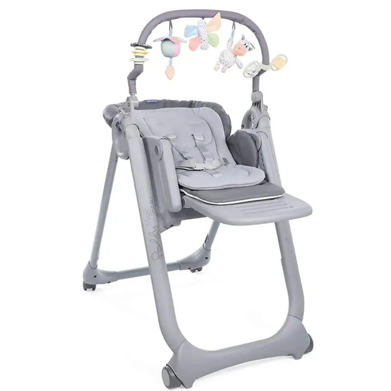Chaise haute Polly Magic Relax Graphite - CHICCO