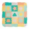 Tapis dalles géométrique pastel - LUDI
