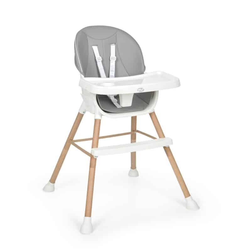 Chaise haute bébé Mika Plus Gris - MS
