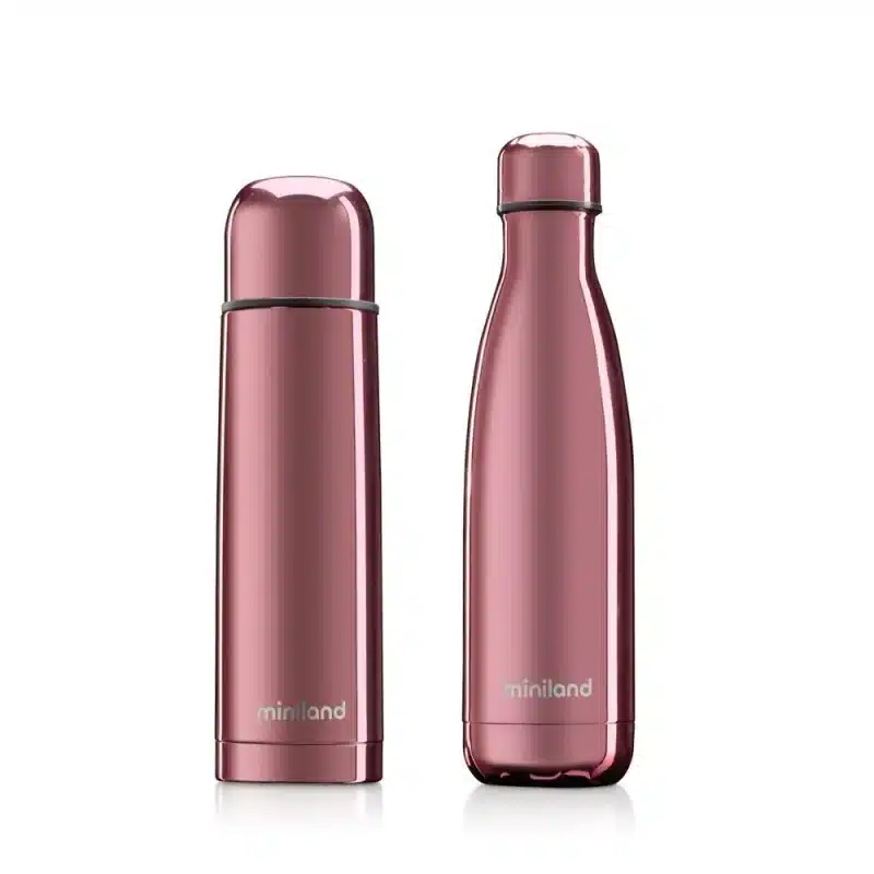 Thermos DeLuxe Rose 500ml Lot de 2 - MINILAND