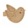 Assiette Poussin en Bambou naturel – MINILAND