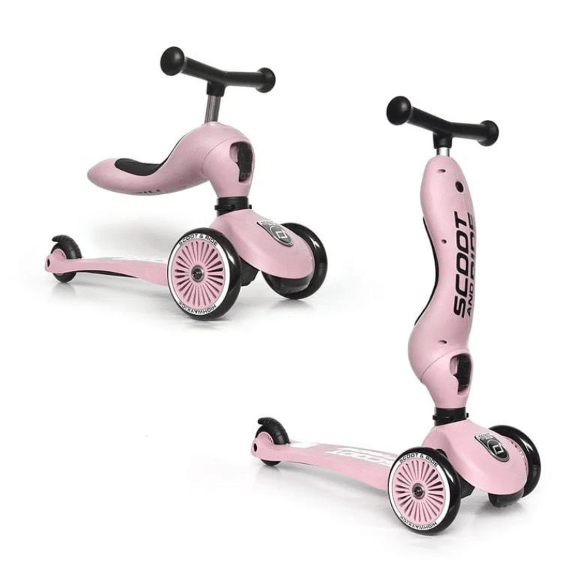 SCOOT & RIDE - TROTTINETTE HIGHWAYKICK 1 - ROSE