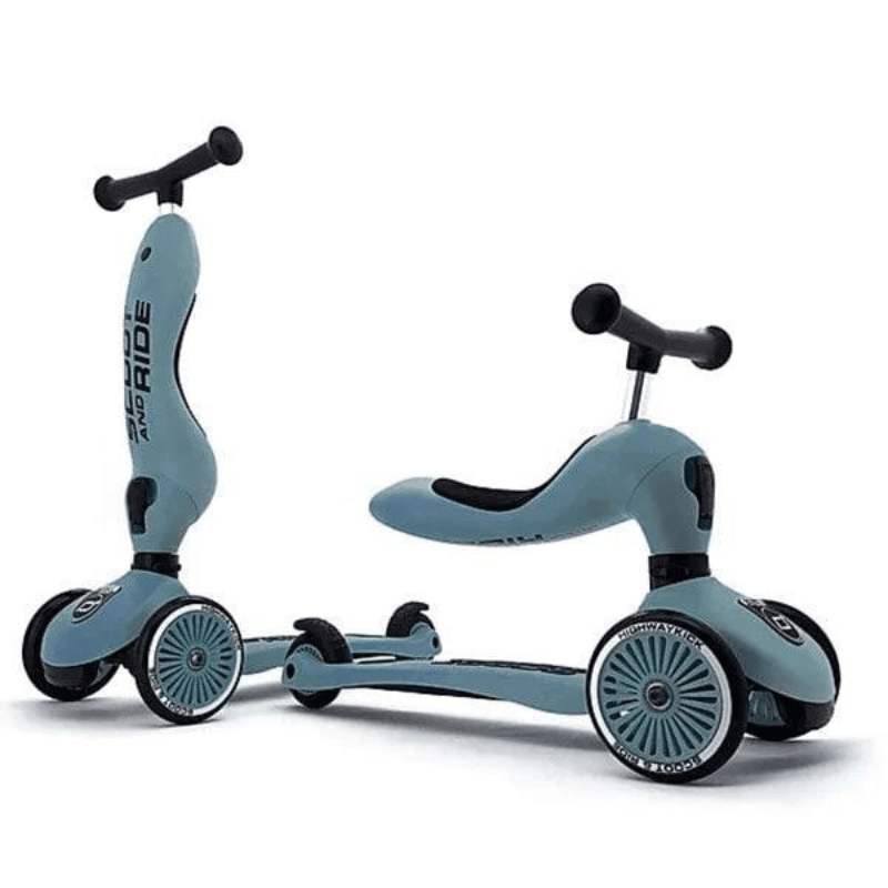 SCOOT & RIDE - TROTTINETTE HIGHWAYKICK 1 - BLEU ACIER