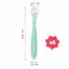 Lot de 6 cuillères en silicone - Badabulle