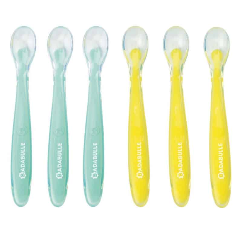 Lot de 6 cuillères en silicone - Badabulle