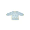 Bavoir Manches Longues Bleu Clair - Badabulle