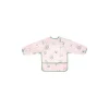 Bavoir Manches Longues Rose - Badabulle
