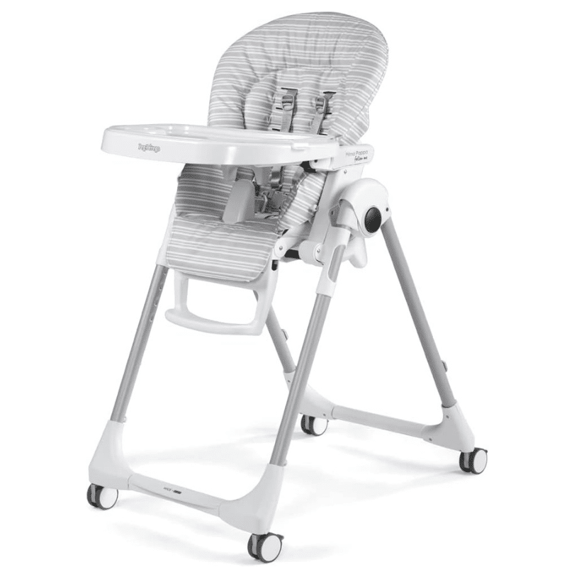 Chaise haute Prima Pappa Follow Me gris (linear grey)