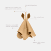 Doudou BIBS Cuddle Cloth Kangaroo - Desert Sand