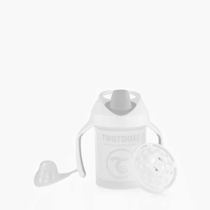 Tasse enfant Mini Cup 230 ml 4 m+BLANC - TWISTSHAKE