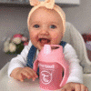 Tasse enfant Mini Cup 230 ml 4 m+ Pearl Pink - TWISTSHAKE