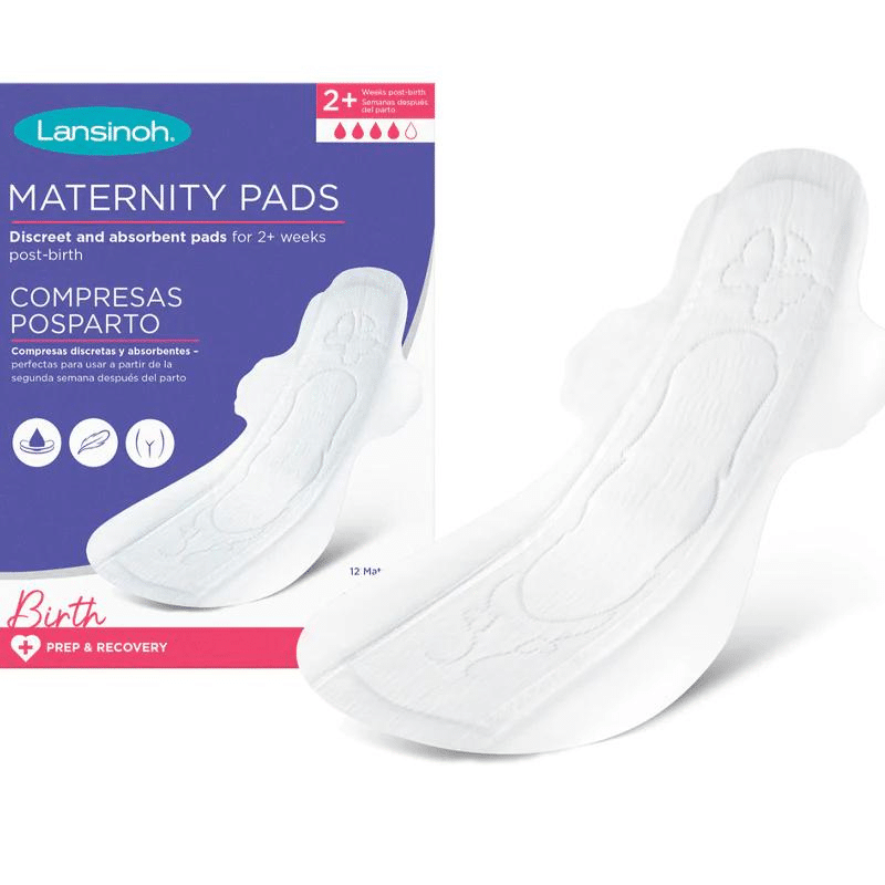 Lansinoh Serviettes Maternité Taille M 2 Semaines et Plus - 12 Unités