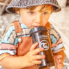 Tasse Kid cup 360 ml 12 mois Gris - Twistshake