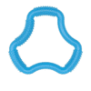 Dr. Brown's Anneau de dentition Flexees 3M+ - Bleu