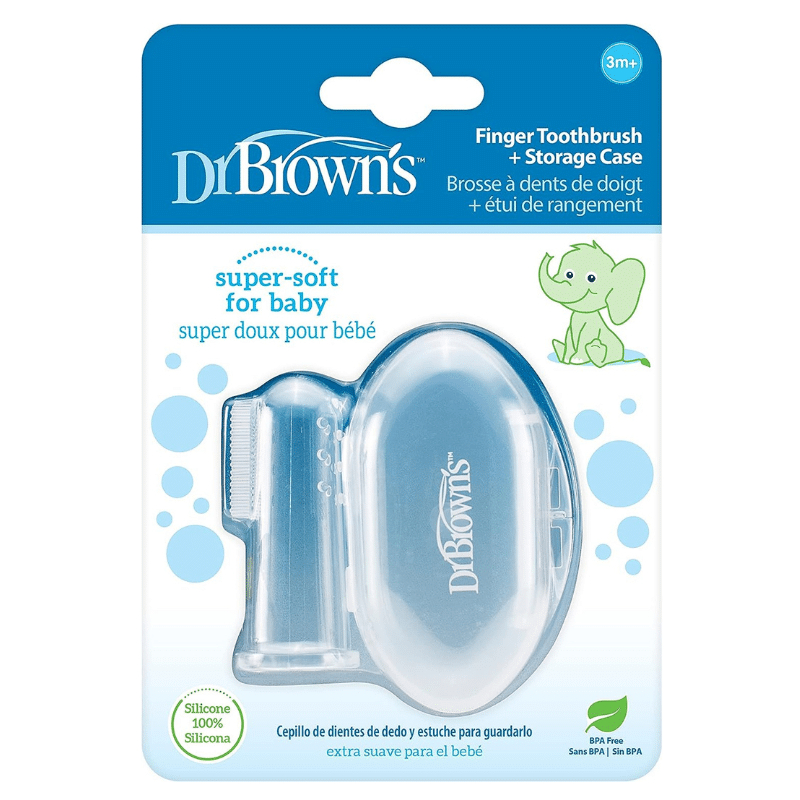 Brosse à dents en silicone avec étui (poussé dentaire)