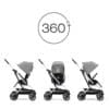 Poussette Eezy S Twist+ 2 Silver/Lava Grey de CYBEX