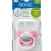 Dr. Brown's Sucette BUTTERFLY SHIELD Stage1 0-6M - Pink