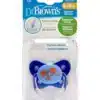 Dr. Brown's Sucette BUTTERFLY SHIELD Stage2 6-18M - Blue