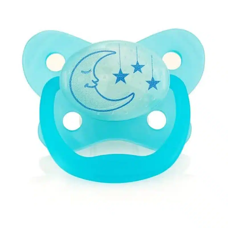 Dr. Brown's Pack de 2 Sucettes Glow in the Dark Stage2 6-18M - Blue