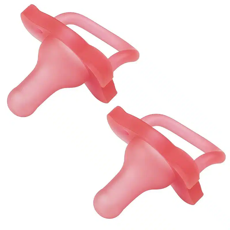 Dr. Brown's Pack de 2 Sucettes en silicone HappyPaci 0M+ - Rose