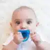Dr. Brown's Pack de 2 Sucettes en silicone HappyPaci 0M+ - Bleu