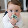 Sucette Monobloc en Silicone HappyPaci 0-6m Blue et Green -2 pack