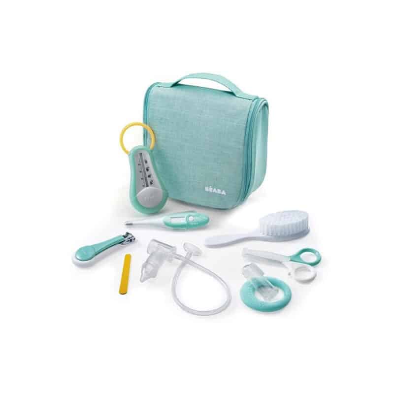 Trousse de toilette nomade 9 accessoires Béaba – Vert