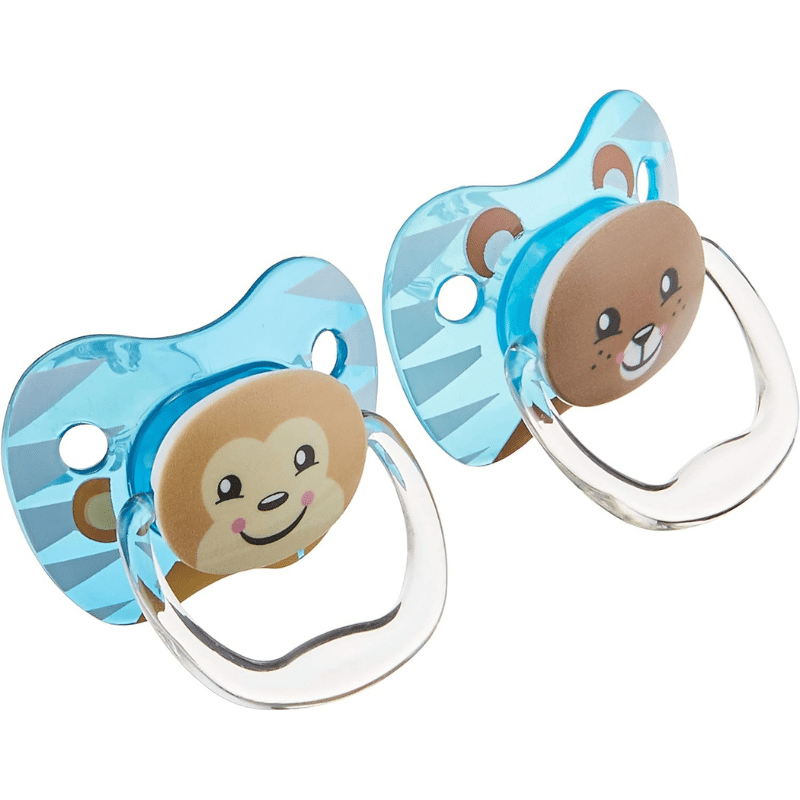 Dr Brown’s Sucette 6-18m Bear & Monkey - Boy Lot de 2