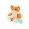 Doudou renard avec tétine une pièce silicone