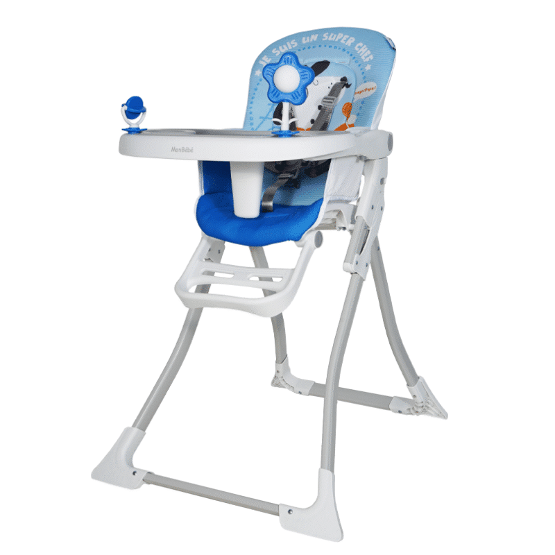 CHAISE HAUTE JUNGLE BLEU – MON BEBE