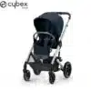 Poussette Balios S Lux Châssis Silver - Ocean Blue de CYBEX